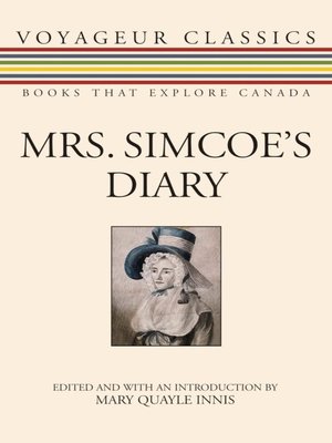 cover image of Mrs. Simcoe's Diary